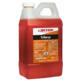 Betco 3334700 Triforce Disinfectant Cleaner - 2 Liter FastDraw Container, 4 per Case